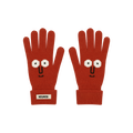 Knit Gloves Orange