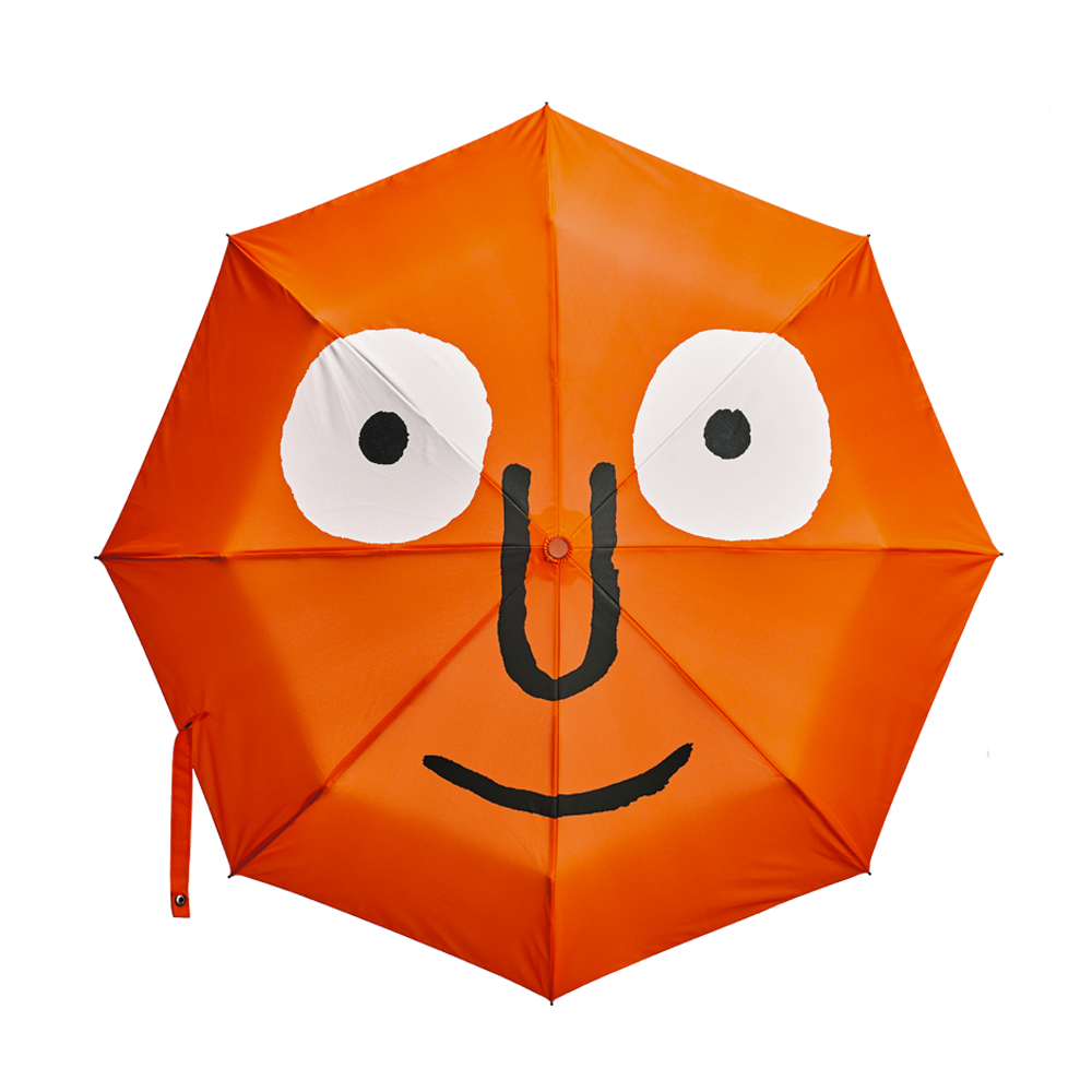 Face Umbrella Orange