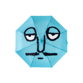 Face Umbrella Blue