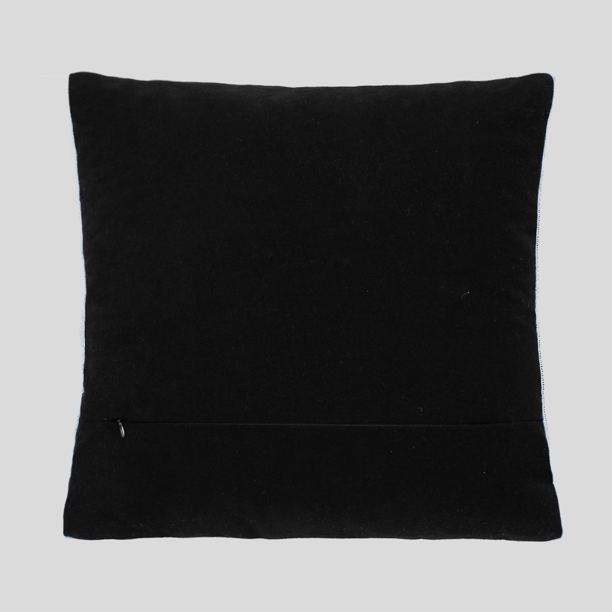Knit Cushion Cover Blue