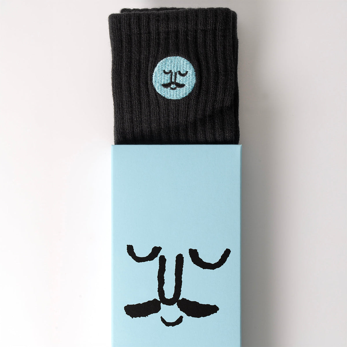 Patched Socks Black