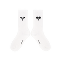 Face Crew Socks White
