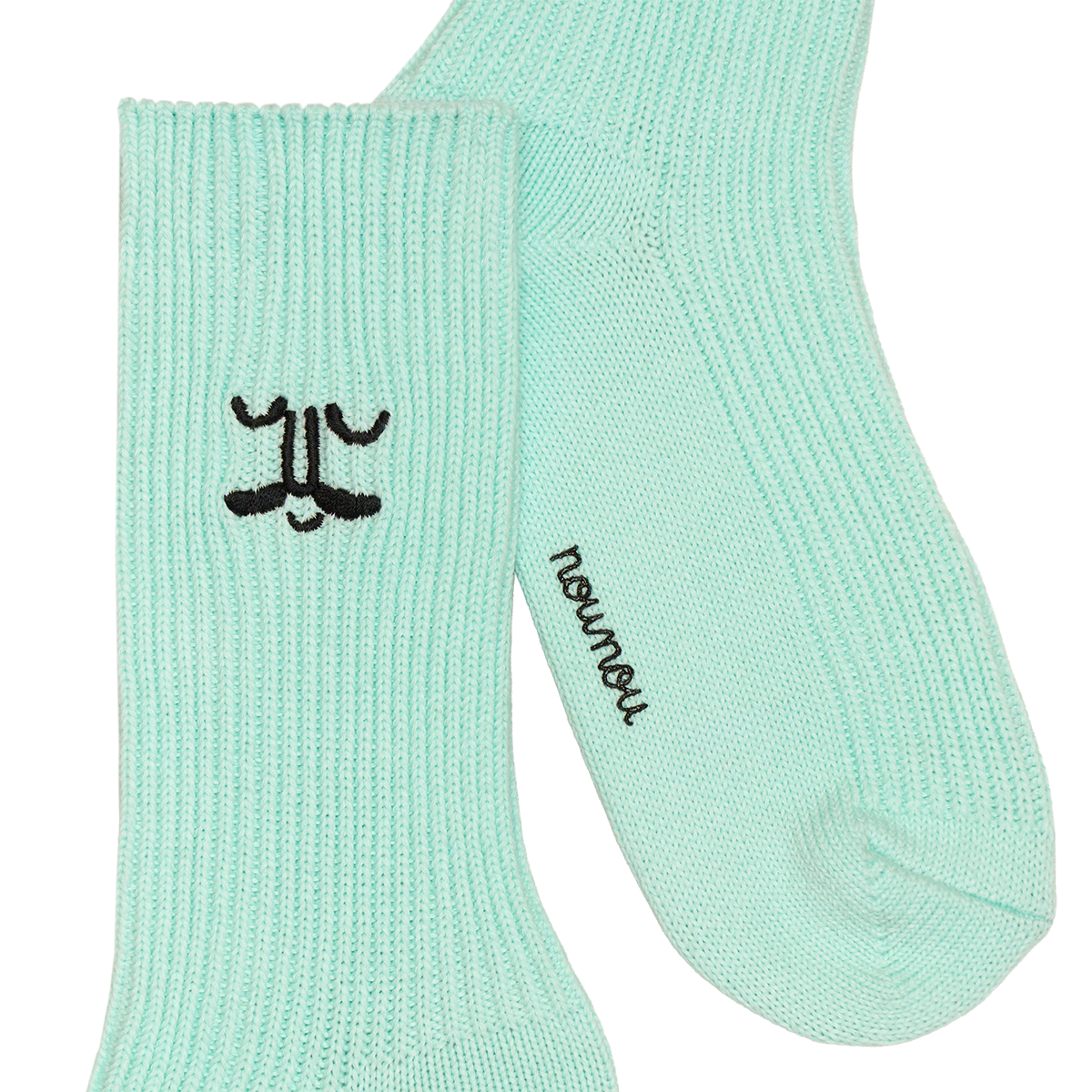 Face Crew Socks Mint