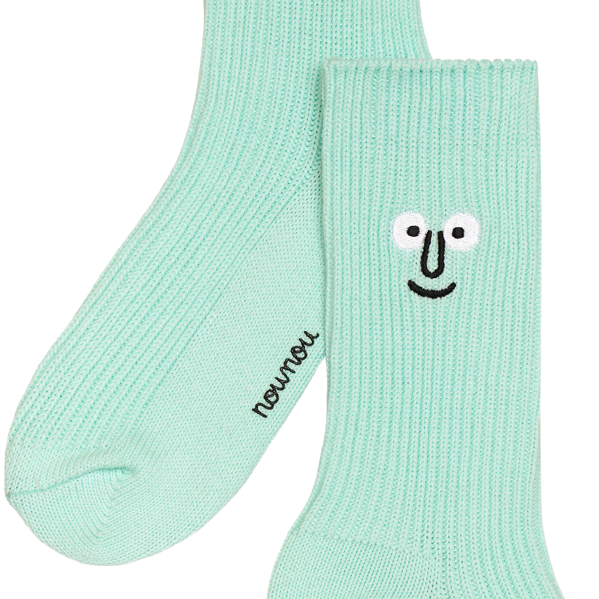 Face Crew Socks Mint