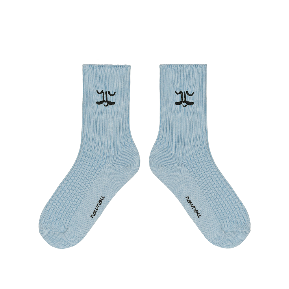 Face Quarter Socks Set