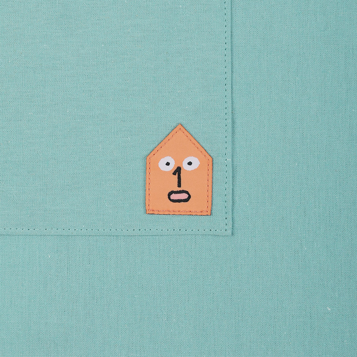 Printed Apron Blue