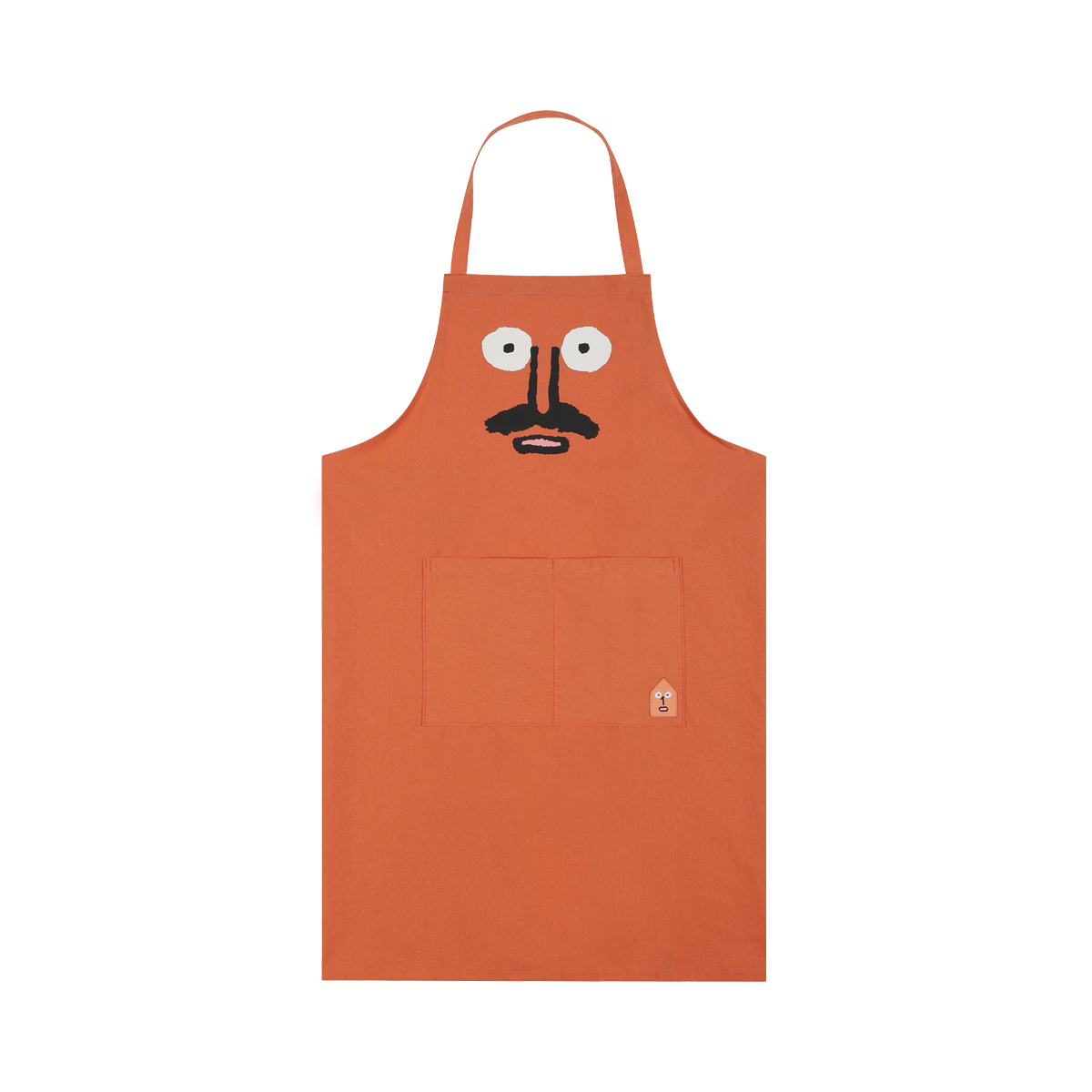 Printed Apron Coral