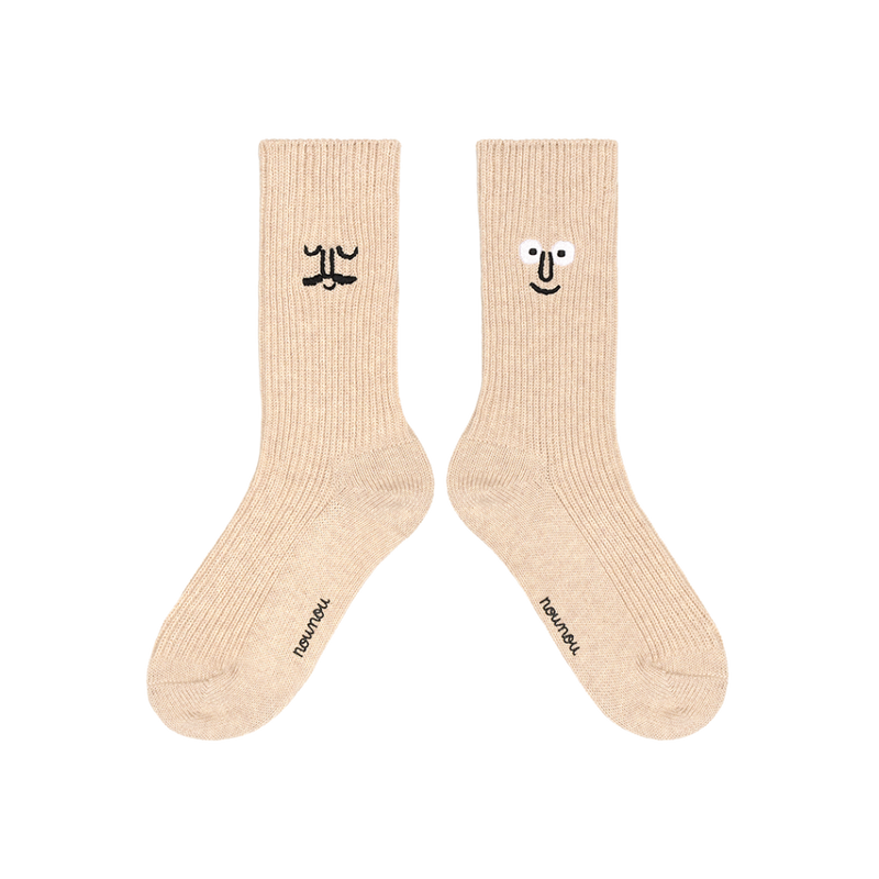 Face Crew Socks Oatmeal