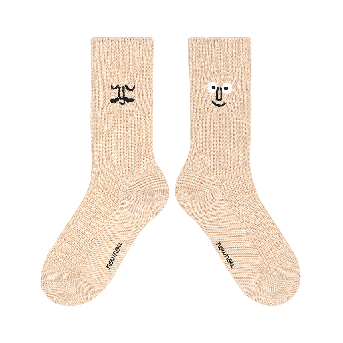 Face Crew Socks Oatmeal