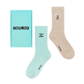 Face Crew Socks Set
