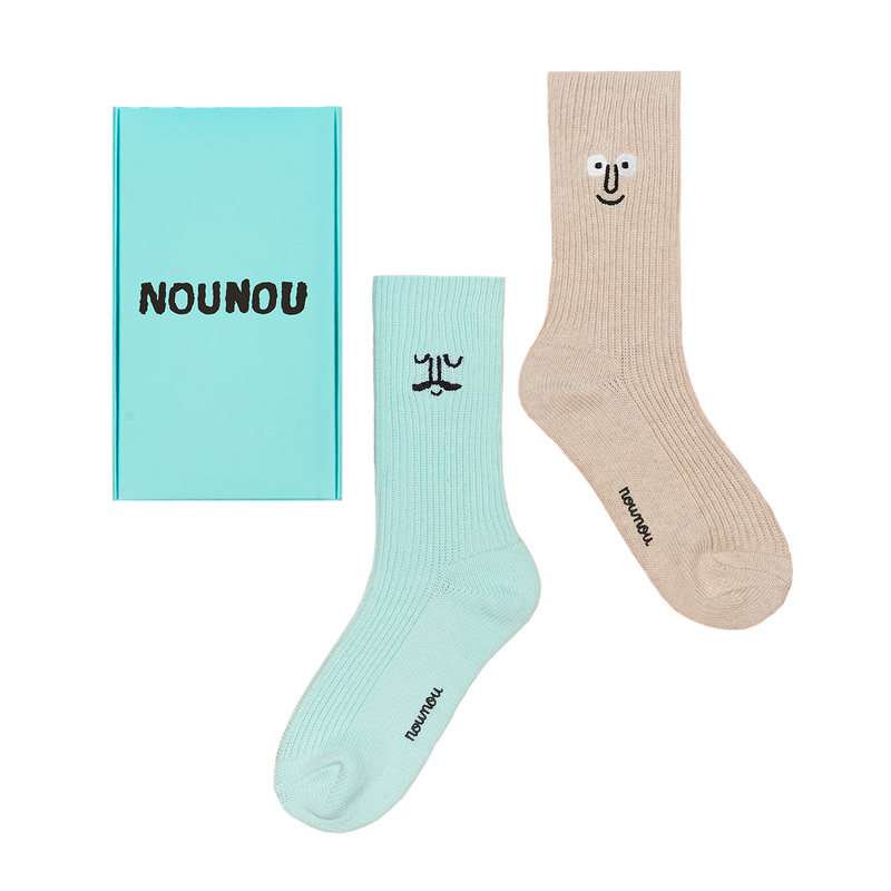 Face Crew Socks Set