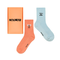Face Quarter Socks Set