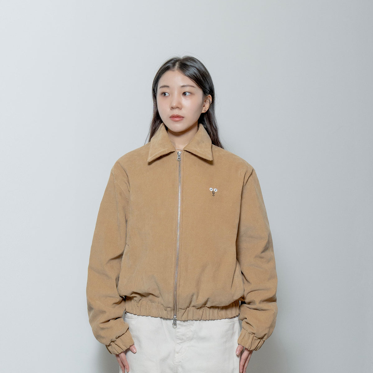 Corduroy Blouson Beige