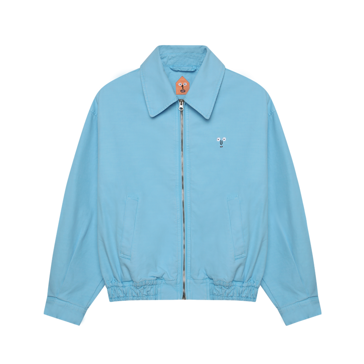 Washed Blouson Blue