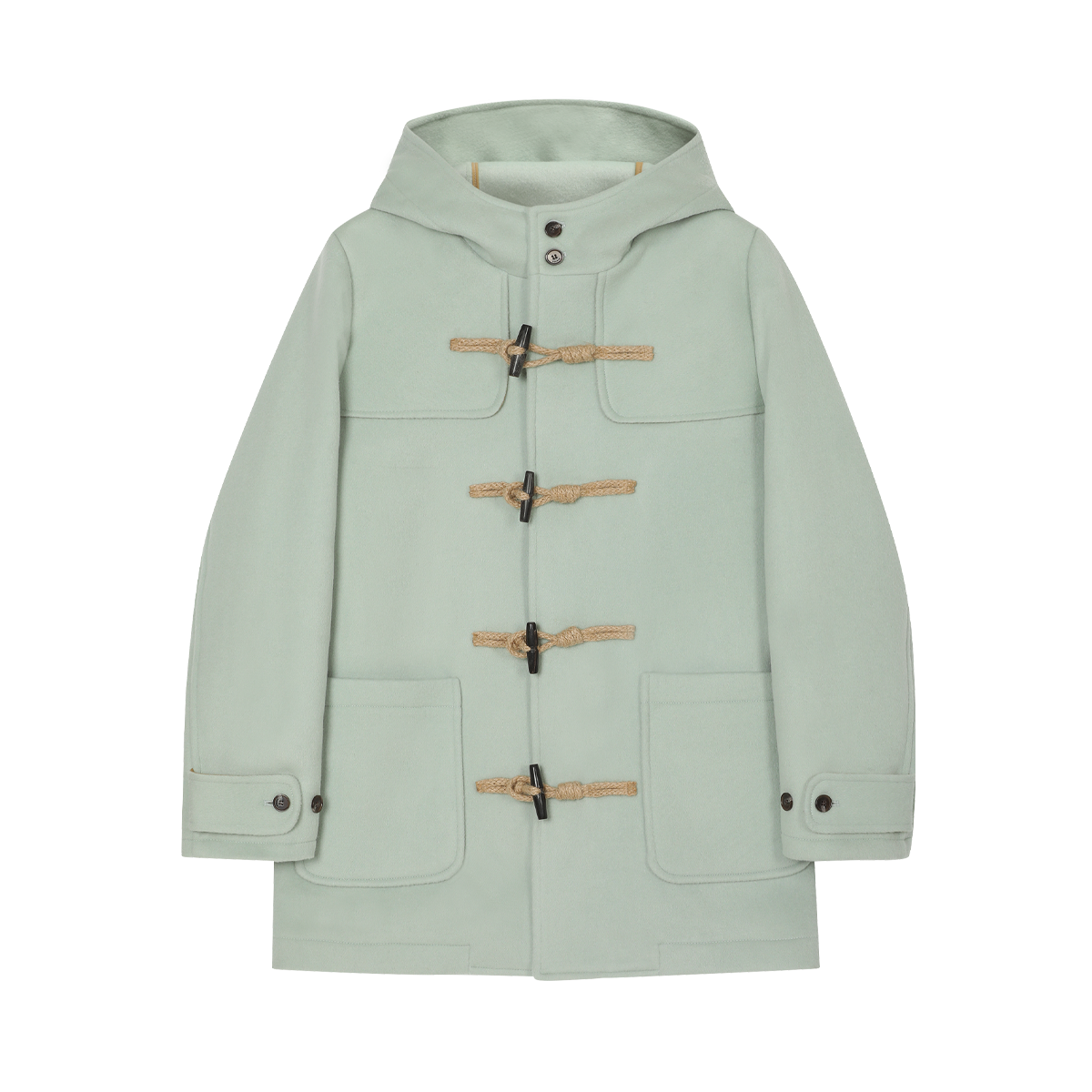 Wool Duffle Coat Mint