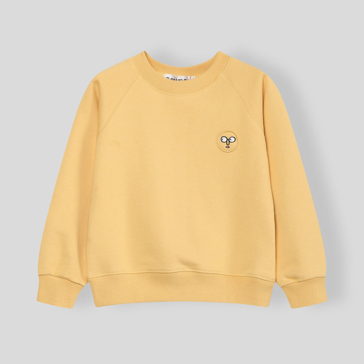 Patch Sweatshirt Yellow for Kids