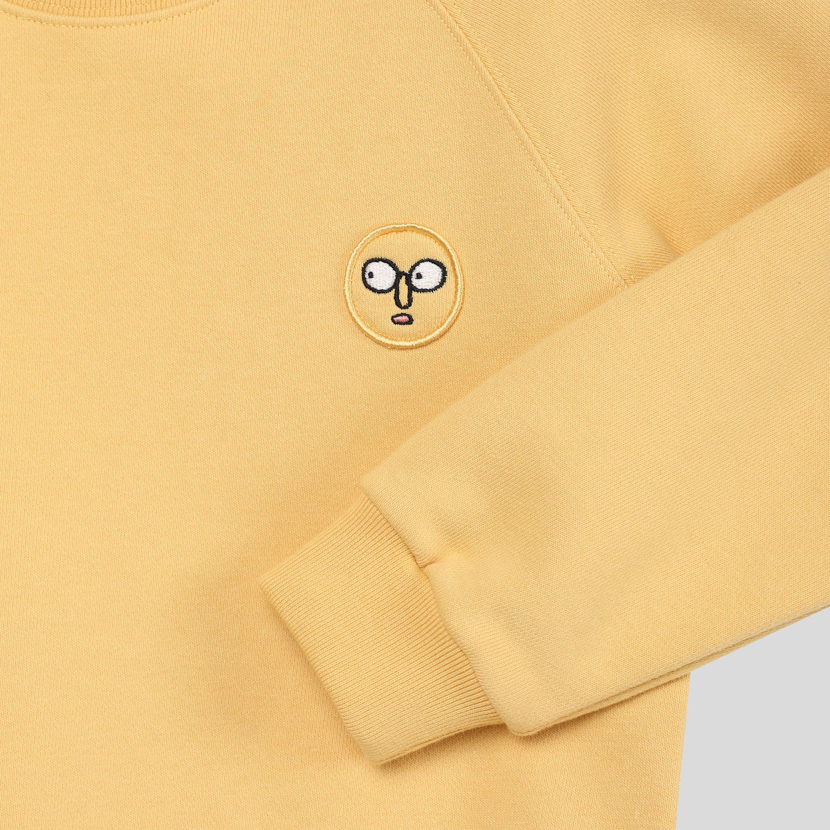 Patch Sweatshirt Yellow for Kids
