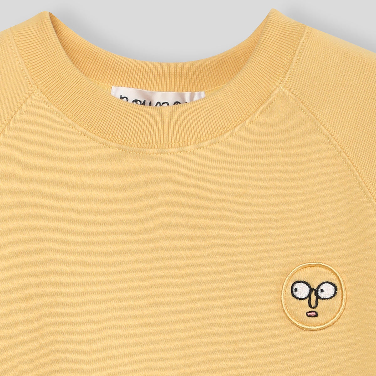 Patch Sweatshirt Yellow for Kids