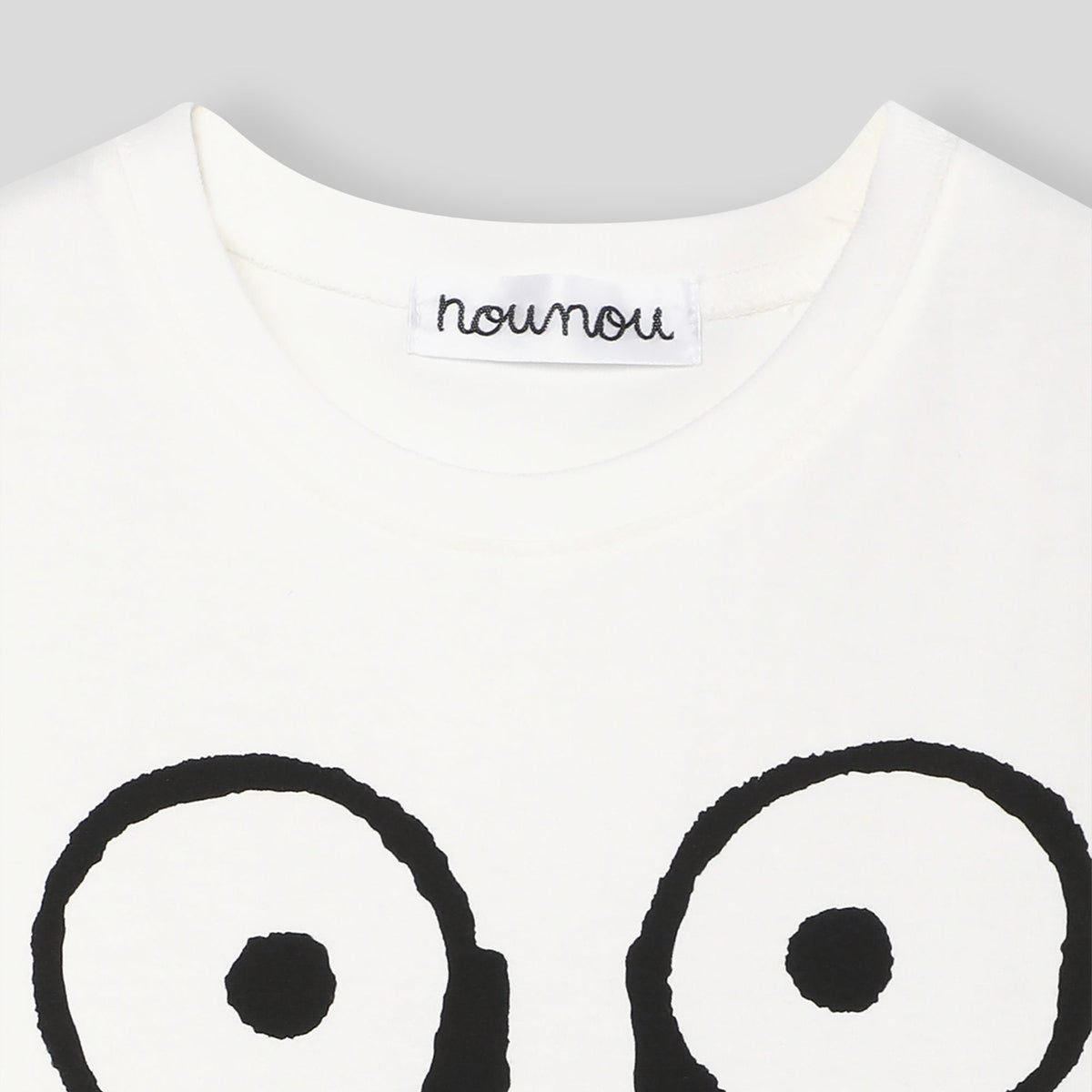 Face Tee White for Kids